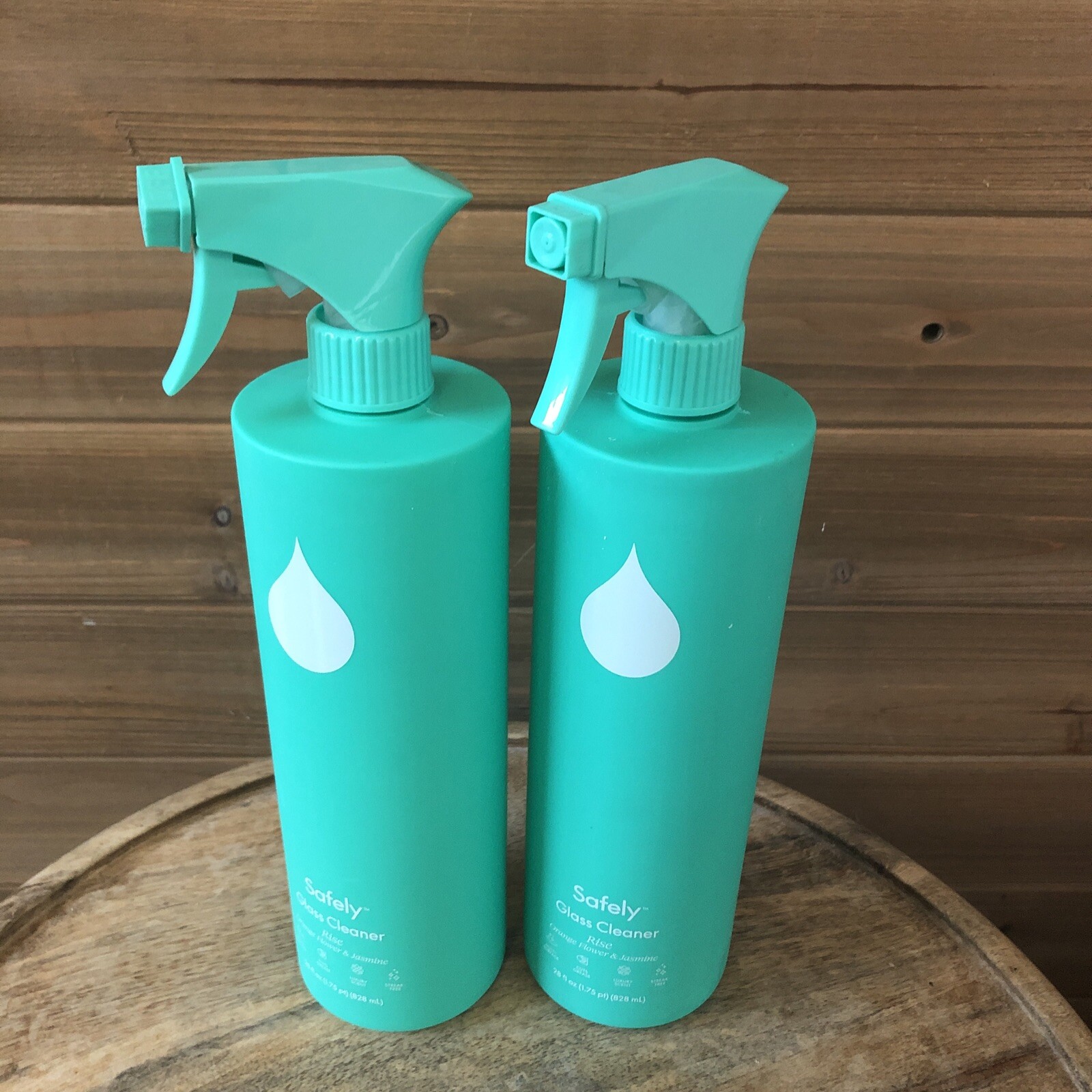 (2) Safely – Glass Cleaner Streak-Free Shine – 28 FL Oz Spray Bottle