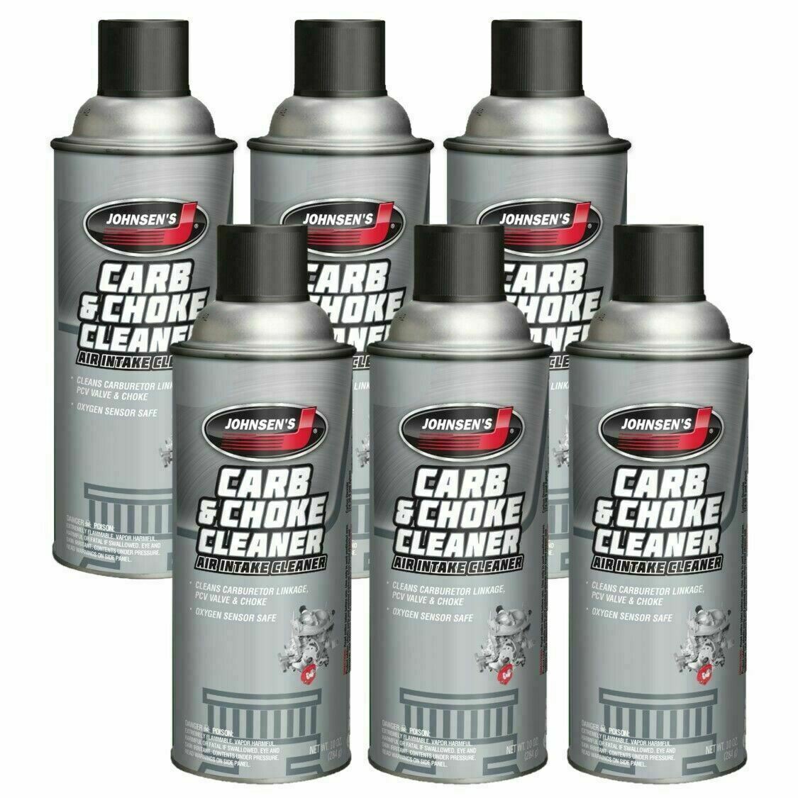 Johnsen’s 4641 VOC Compliant Carburetor Cleaner Spray – 10 oz. 10 Ounce 6 PACK