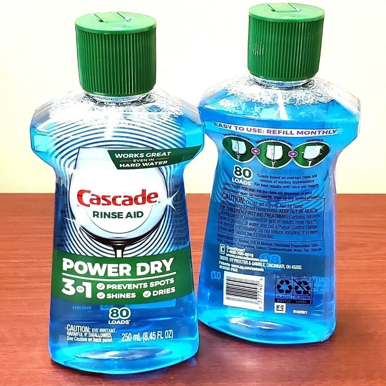 Cascade Power Dry Dishwasher Rinse Aid, 16 Fluid Ounces