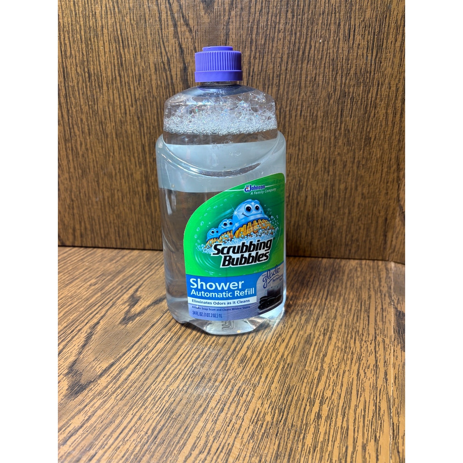 Scrubbing Bubbles Automatic Shower Cleaner Refill 34oz Glade Refreshing Spa NEW