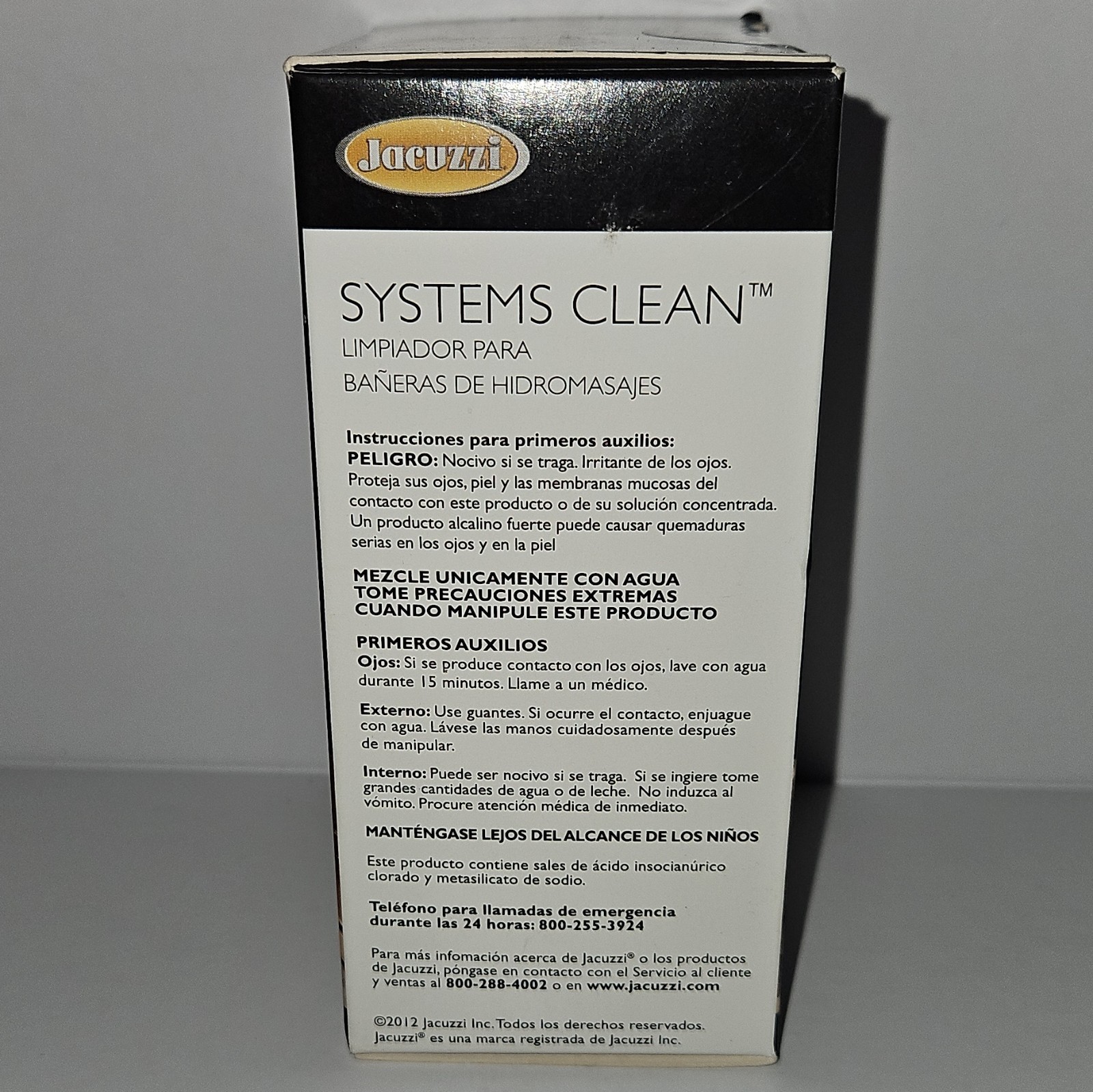 Jacuzzi Whirlpool Bath Cleaner Powder 6.2 oz Deodorizes Whirlpool Plumbing