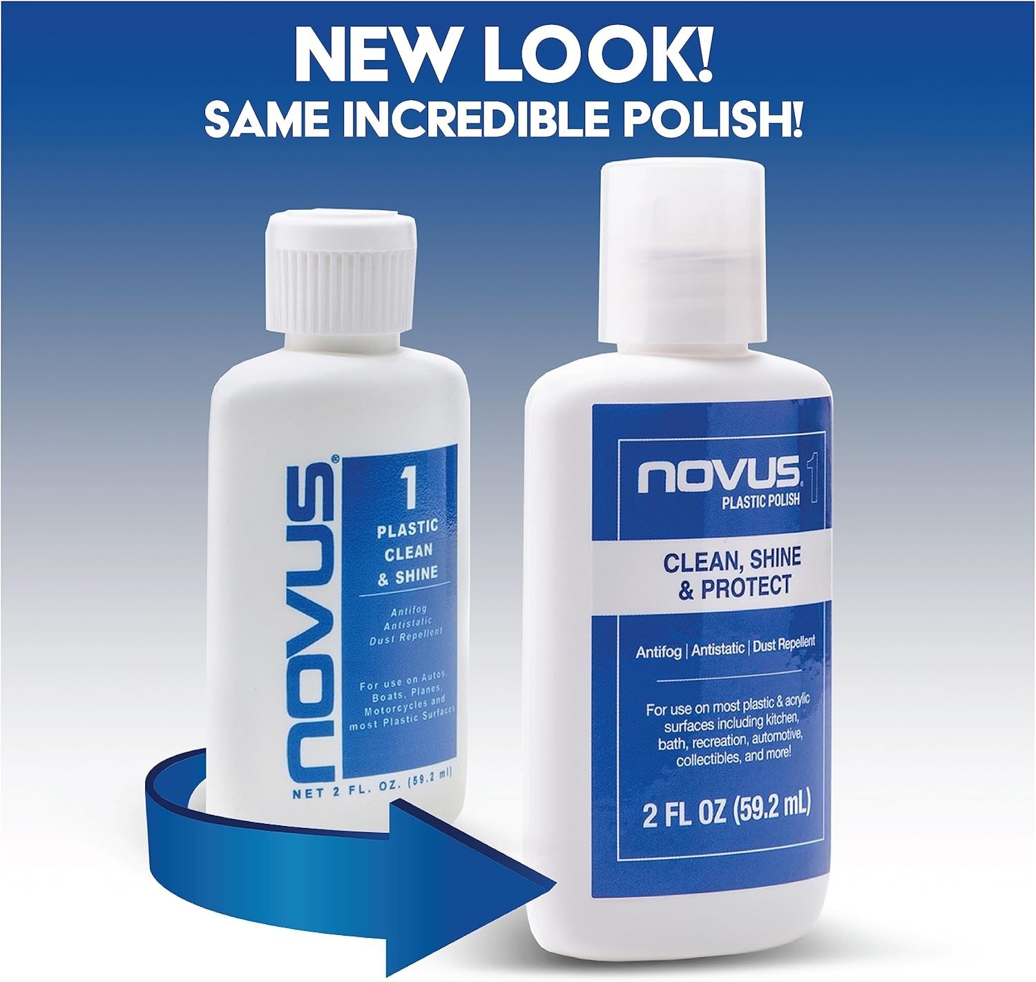Plastic Clean & Shine 8oz Bottle