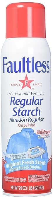Faultless Spray Starch For Clean Crisp Clothes No Spots Or Streaks 20 Oz
