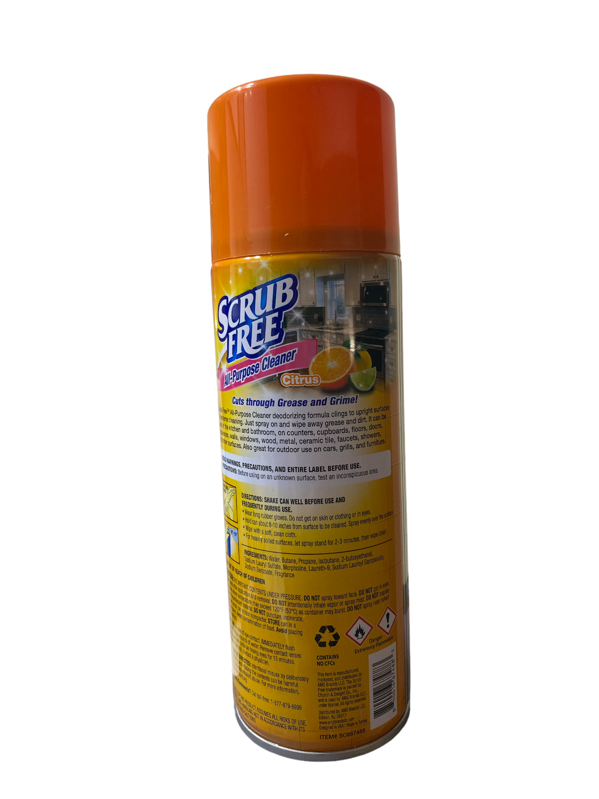 Scrub Free All Purpose Cleaner Cuts Through Grease and Grime Citrus Smell 2 Pack
