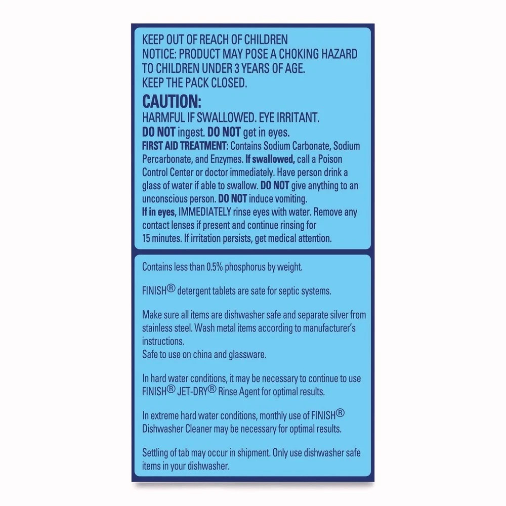 FINISH 51700-97330 Powerball Dishwasher Tabs – Fresh Scent (94/Box) New