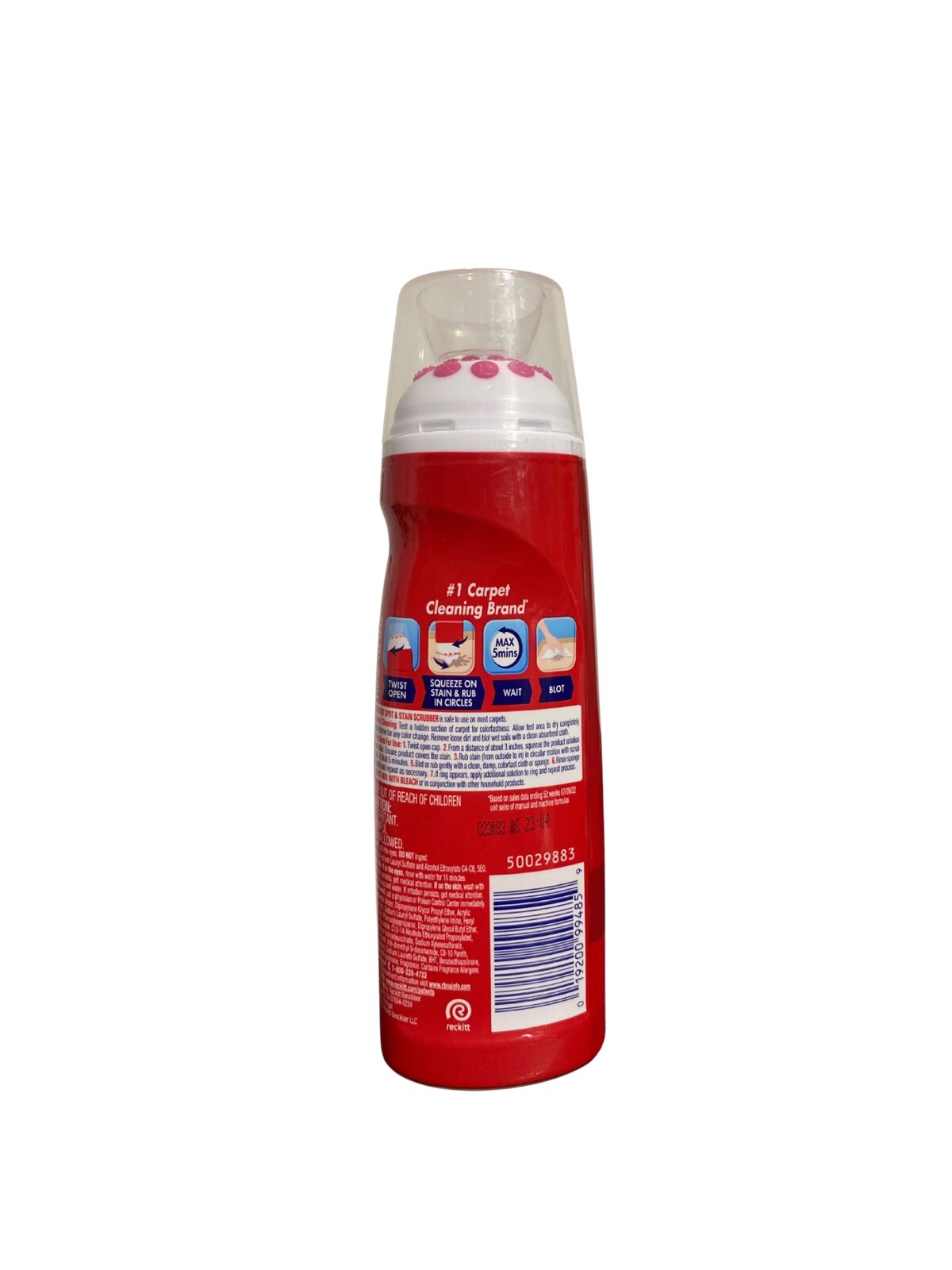 2 Pk Resolve Spot & Stain Scrubber Top Eliminates Wine Coffee Juice Sauce 6.7oz