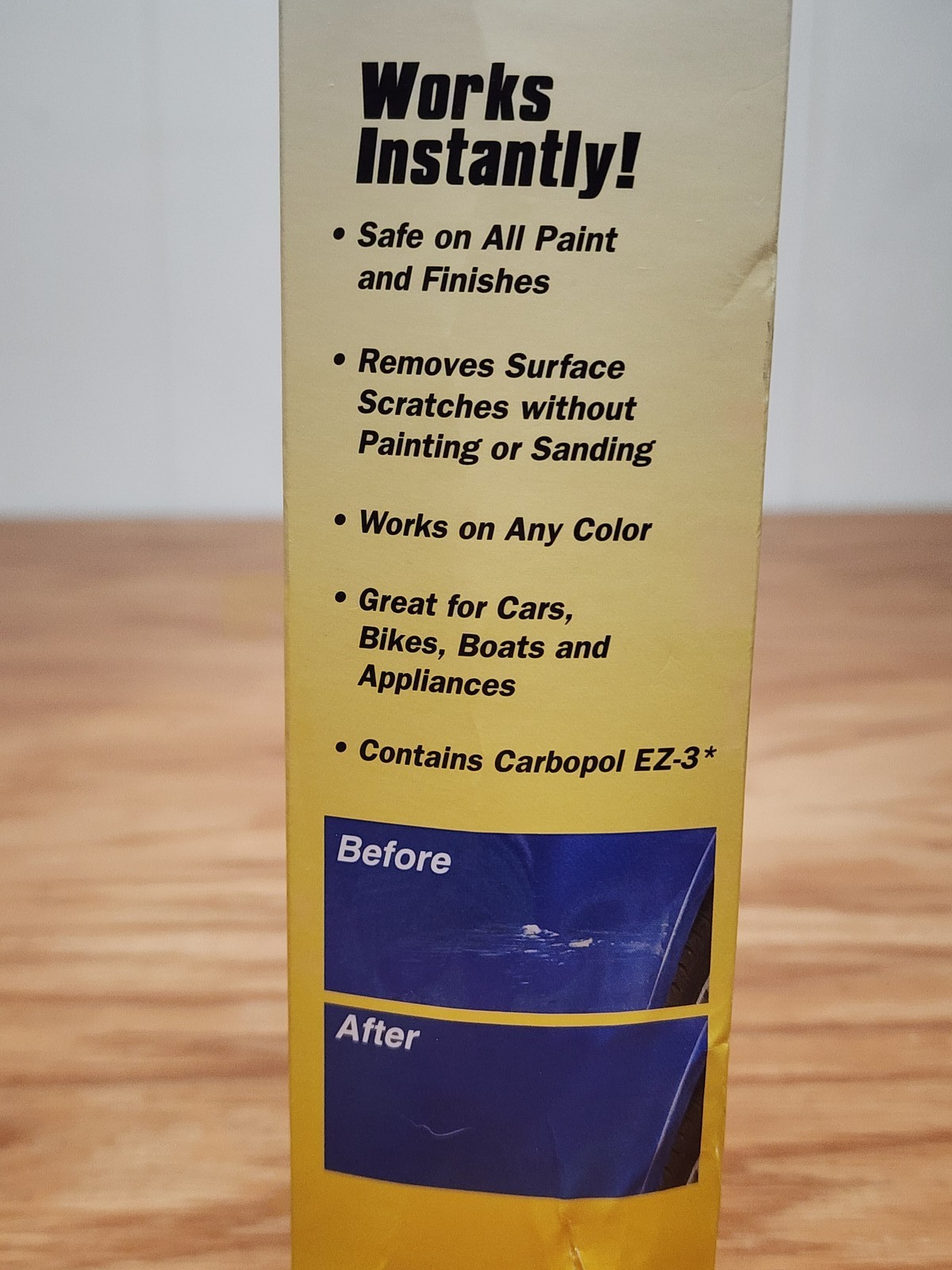 Klean Logik Scratch Away Car Paint Scratch Remover Cream 8oz w/ Carbopol EZ-3