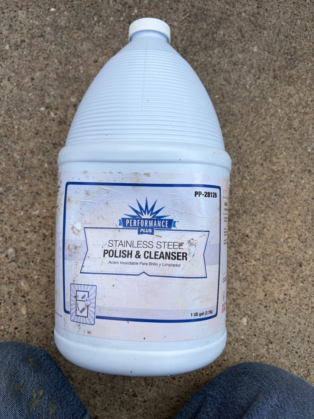 Stainless Steel Polish & Cleaner 1 gallon Performance Chrome Aluminum Formica