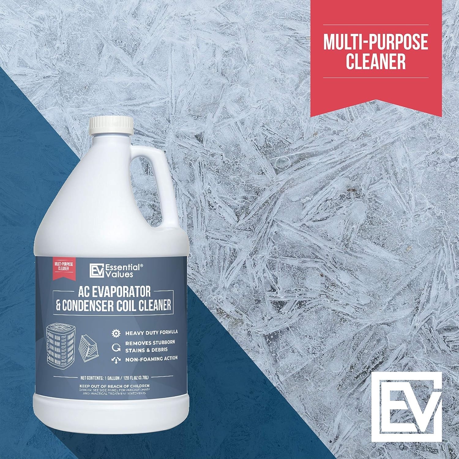 Unscented 128 oz AC Coil Cleaner | Professional Grade for Home & Commercial Use