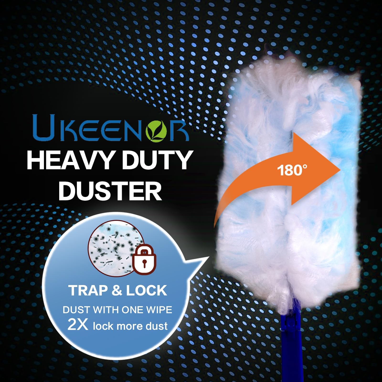 180 Dusters Multi Surface Duster Refills Kit Extender Handle 1 Long Handle To +