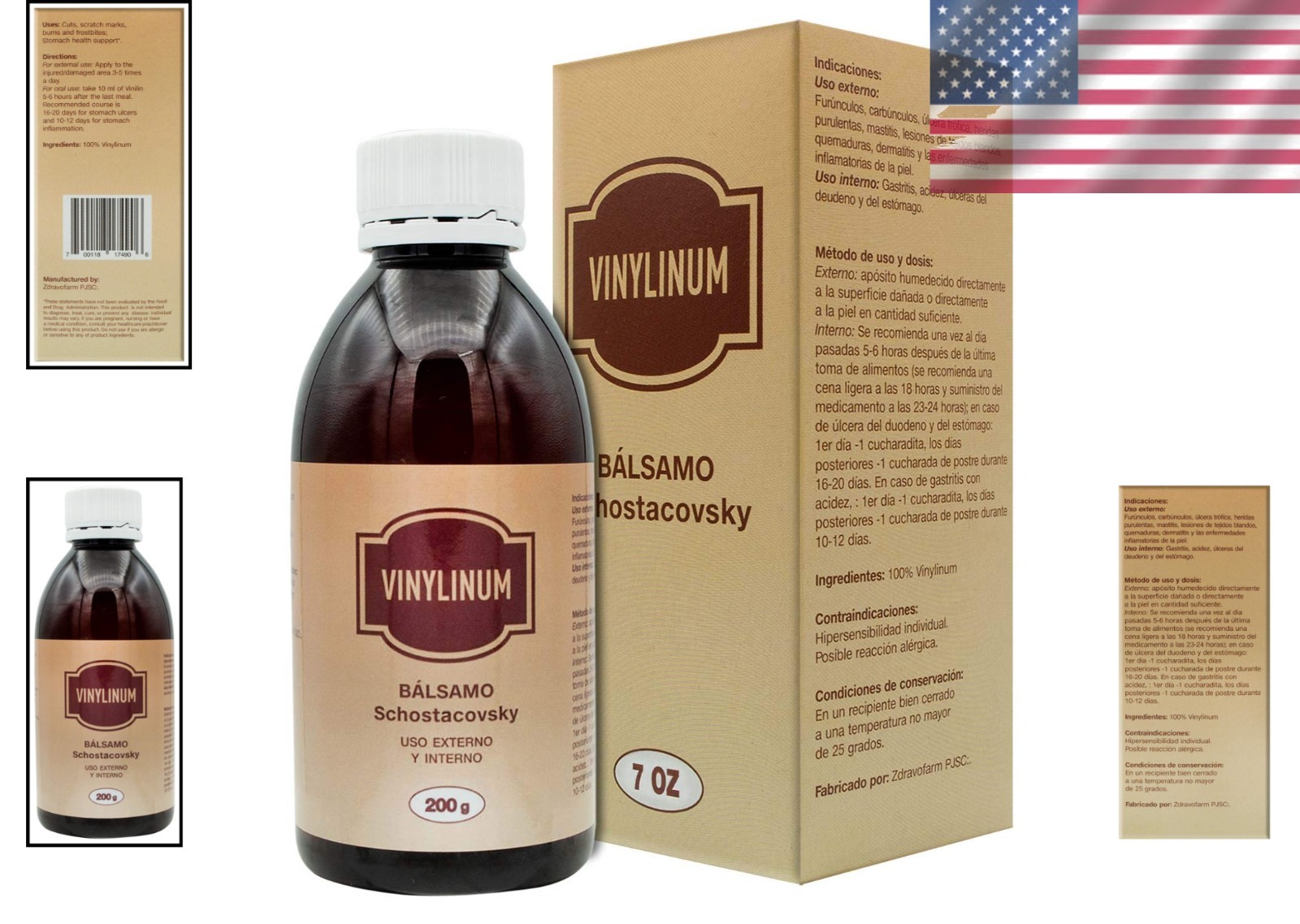 Shostakovsky Balsam 200g (7.05 oz) – Authentic Russian Flavor for Family Meals