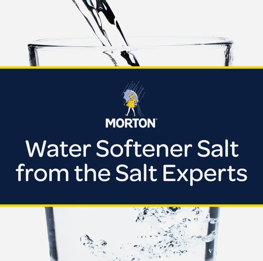 (4 pack) Morton Clean and Protect Water Softener Salt Pellets, 40 lb