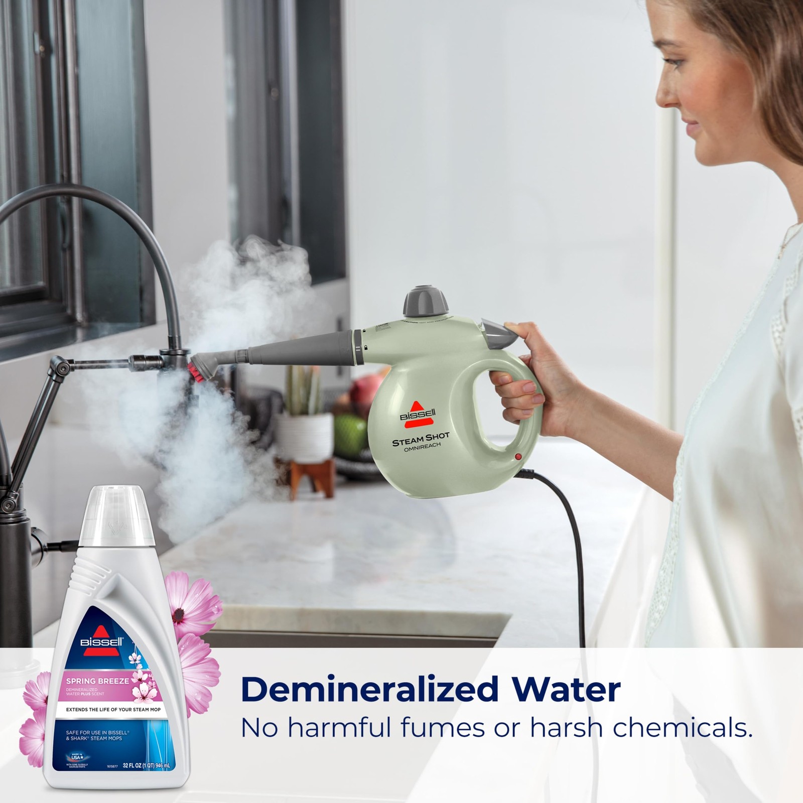 BISSELL® Spring Breeze Demineralized Water, 32 32 Fl Oz (Pack of 1), White