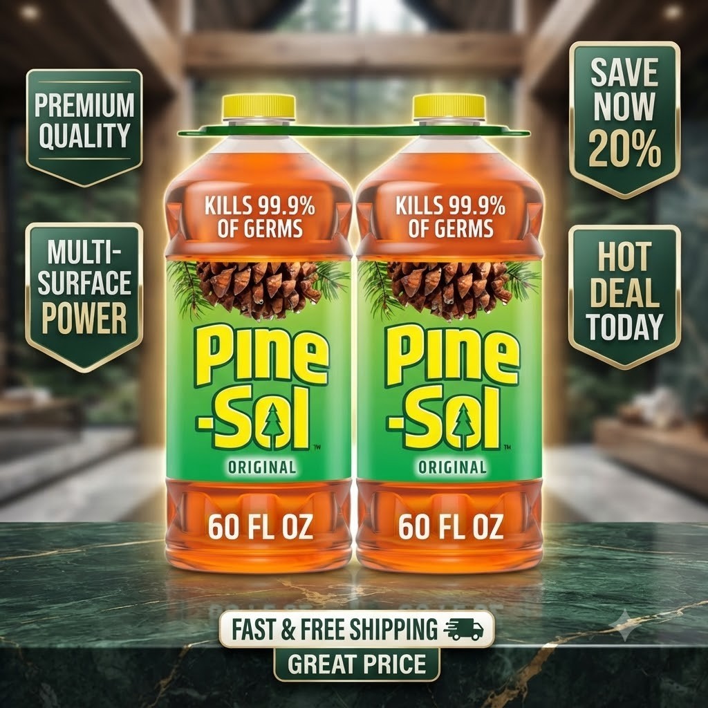 Pine-Sol Multi Surface Cleaner Pine Scent 120 Fl Oz 2 Count