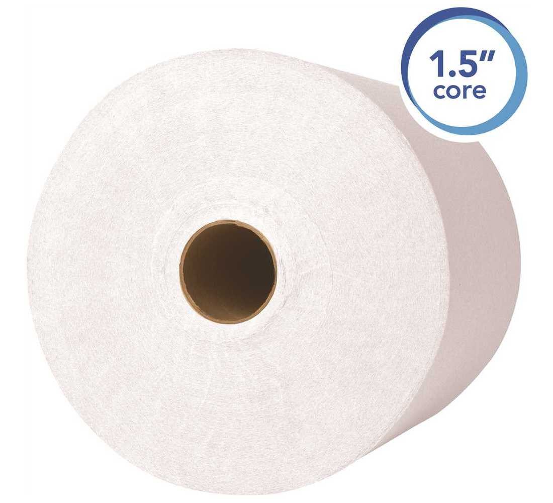 High Capacity Hard Roll Paper Towels White (1000 ft./Roll, 6 Paper Towel Rolls/C