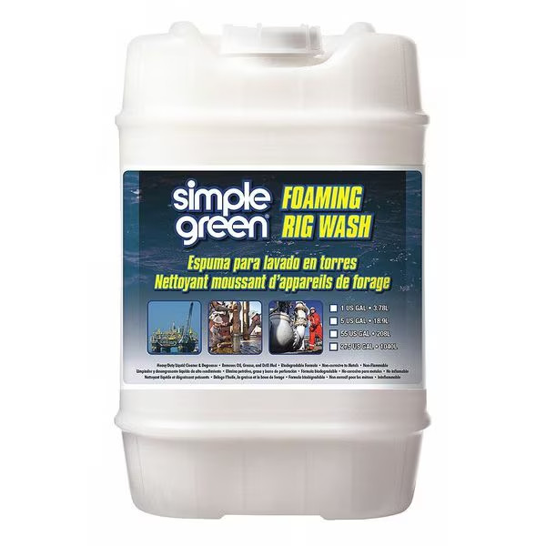 Simple Green 0110000403001 Rig Wash, Truck And Trailer Wash, 5 Gal, Butyl-Free