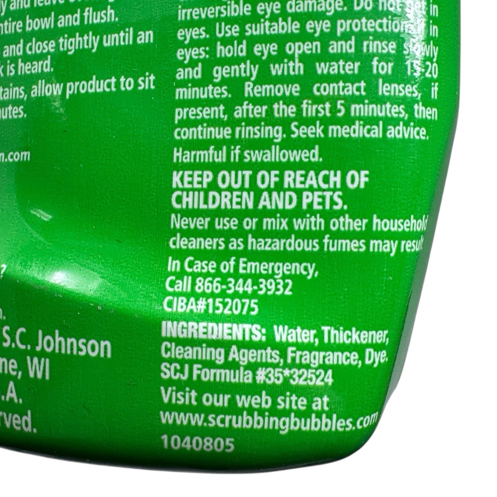 2 Pack Scrubbing Bubbles Extra Power Gel Toilet Bowl Cleaner Citrus 24 oz