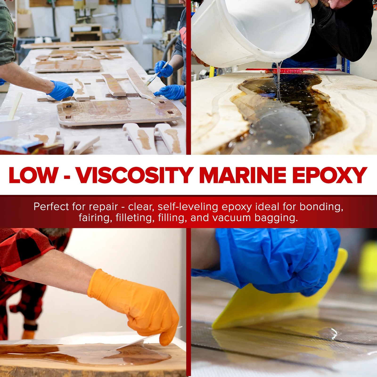 Epoxies Epoxy Resin Kit (1.5-Quart, Slow) 2:1 High Performance Non-Blushing S…