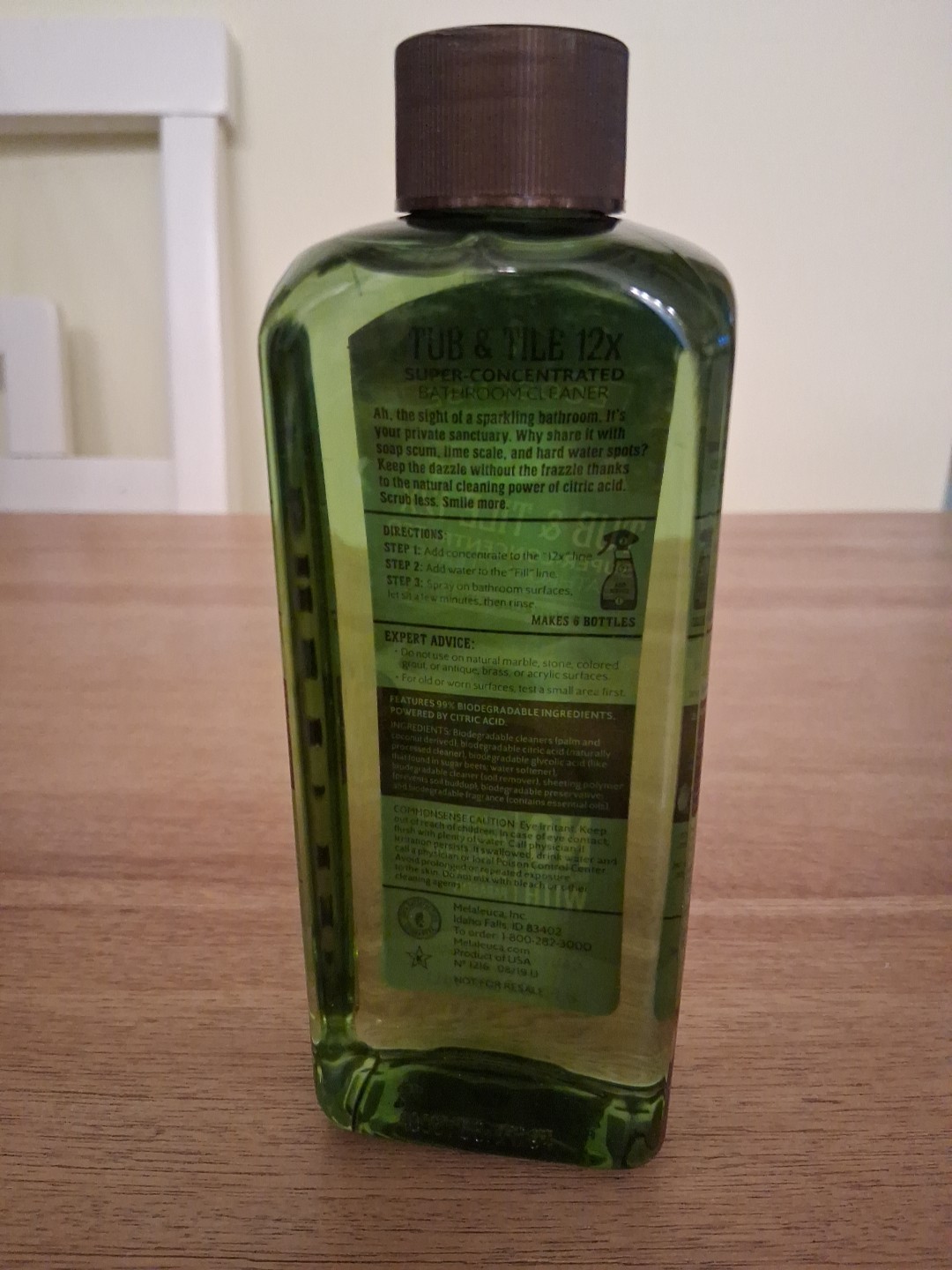 Melaleuca Ecosense TUB & TILE 12x Super Concentrated Bathroom Cleaner 8 oz