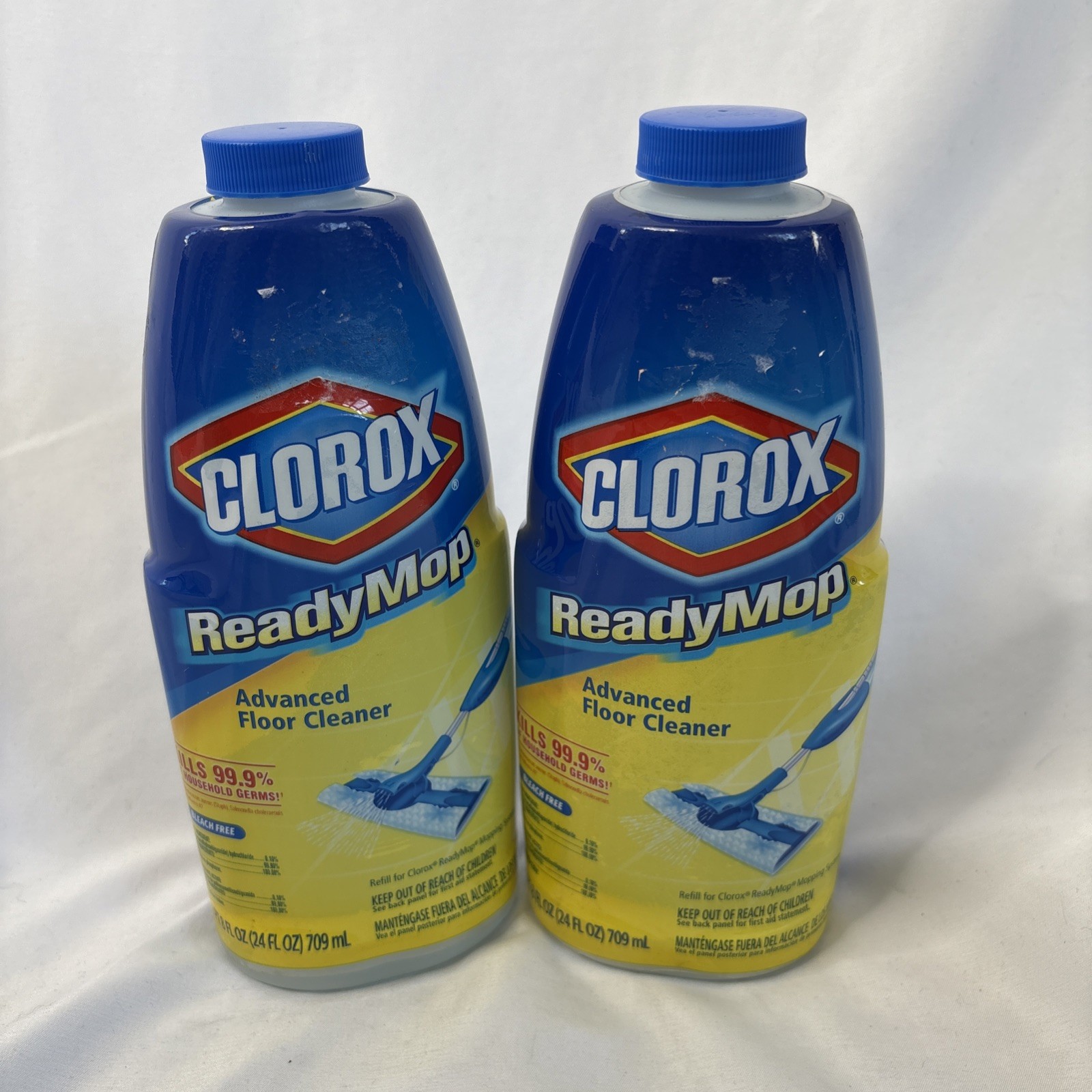 (2) Clorox Ready Mop Advanced Floor Cleaner 24oz Discontinued READ
