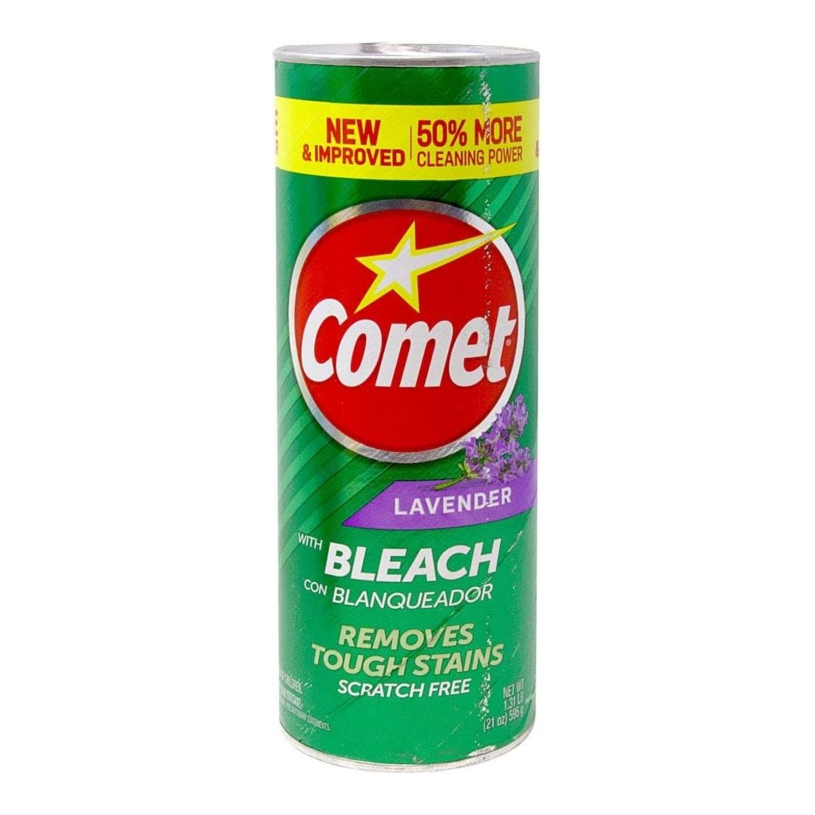 Comet Cleanser Powder with Bleach – Lavender Scent, 21oz (595g)