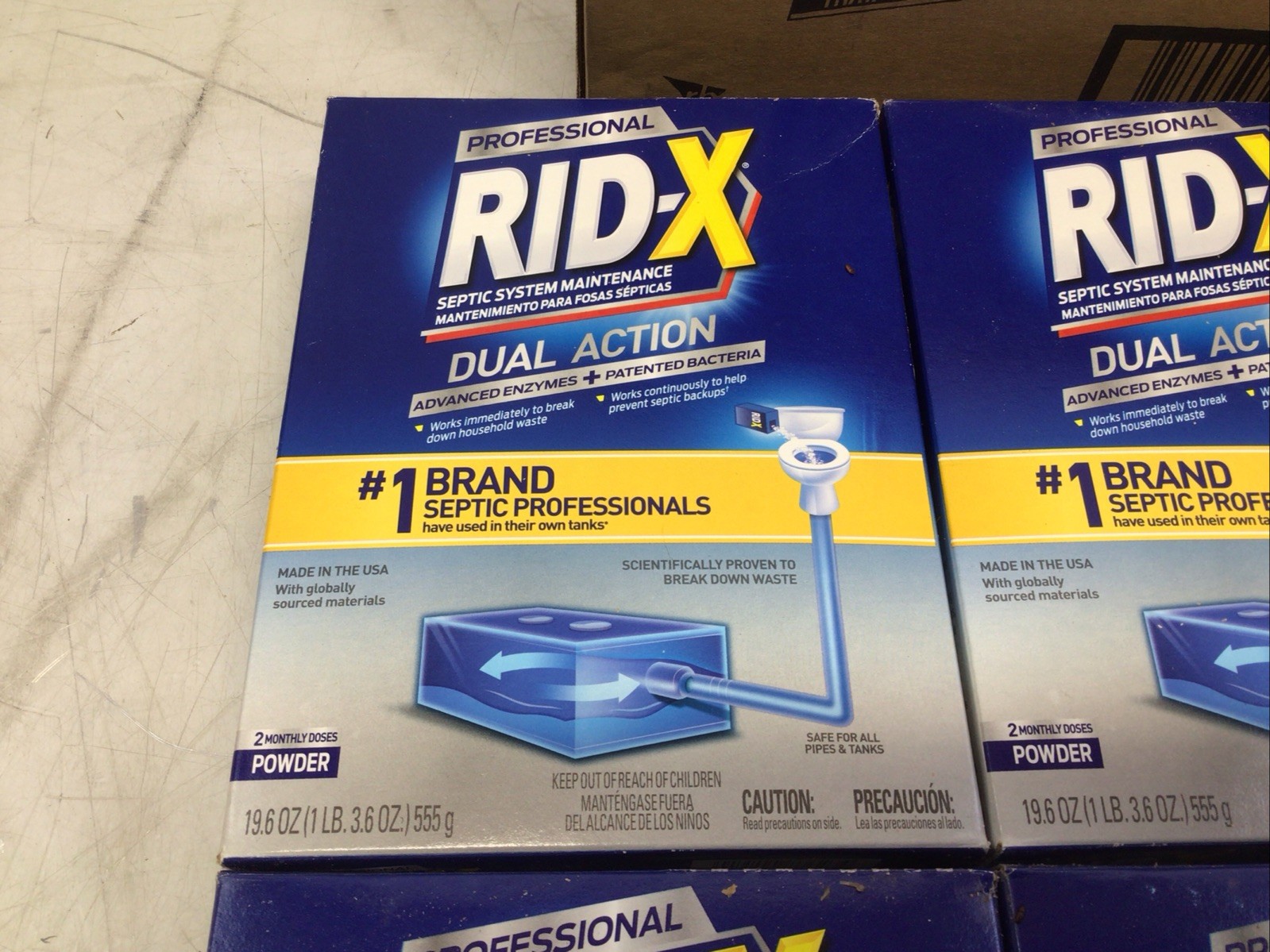 RID-X Septic Tank Treatment 12 Month Supply Of Powder 117.6 oz 100% Biobased