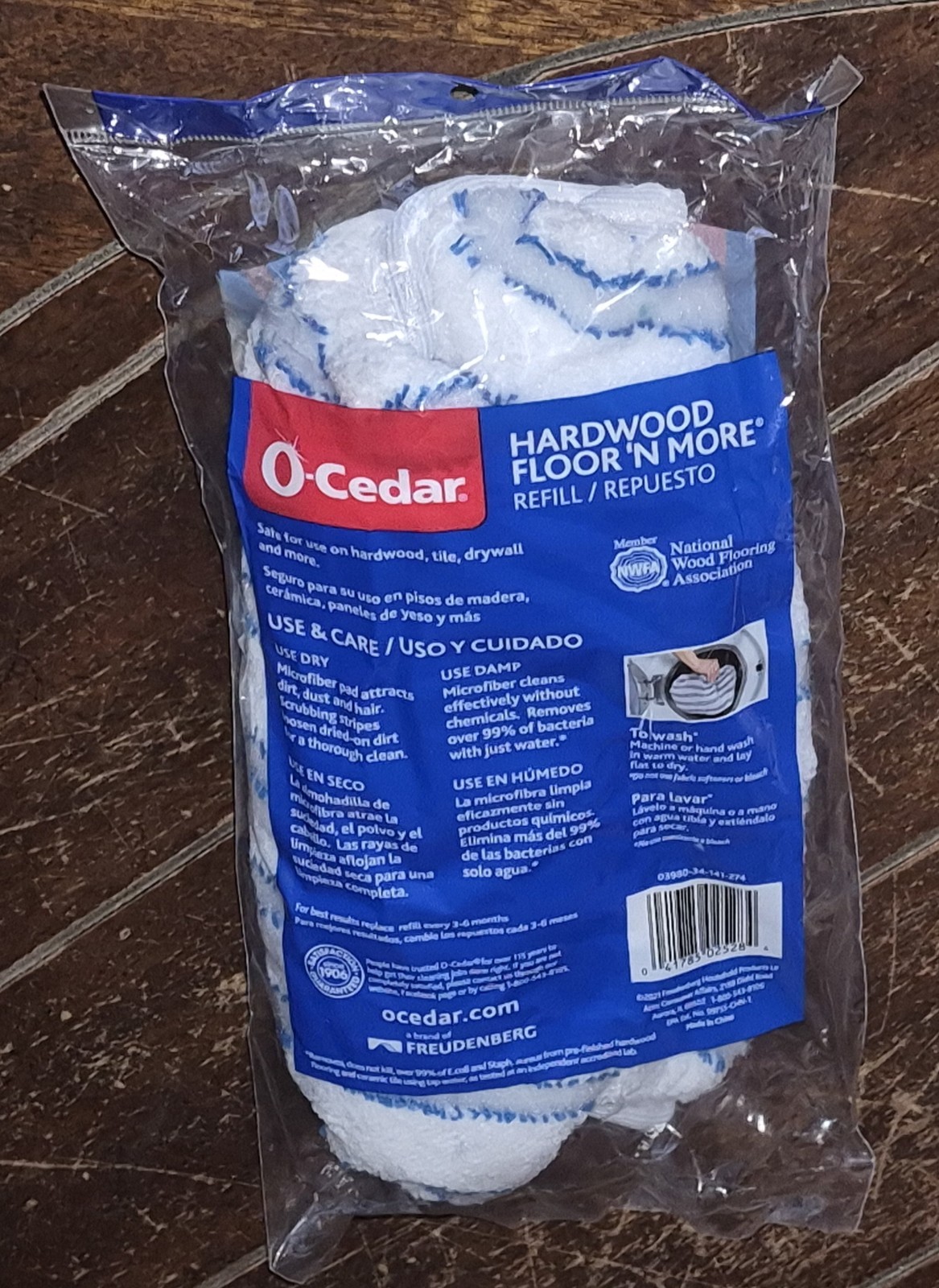 O-Cedar Microfiber Hardwood Floor ‘N More Refills *Washable* #03980
