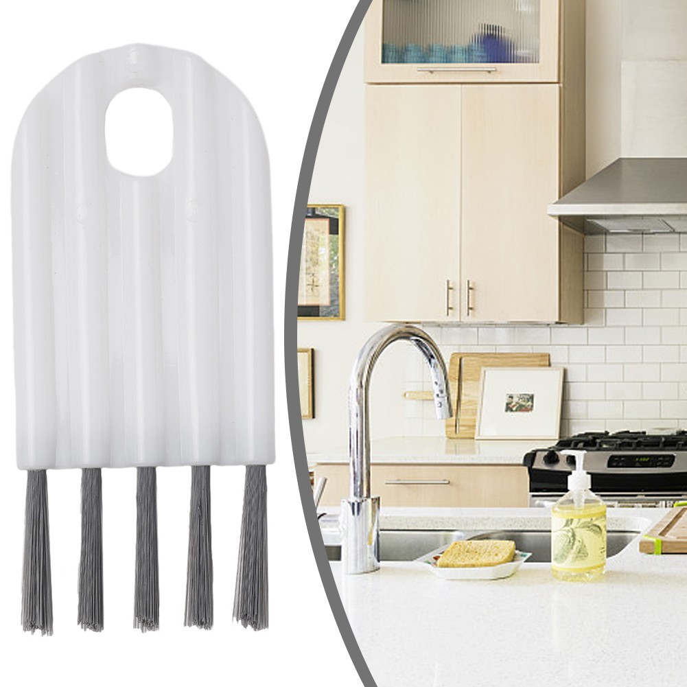 Cleaner Detail Brush White 10cm/4in 1x Polypropylene Plastic Brand New