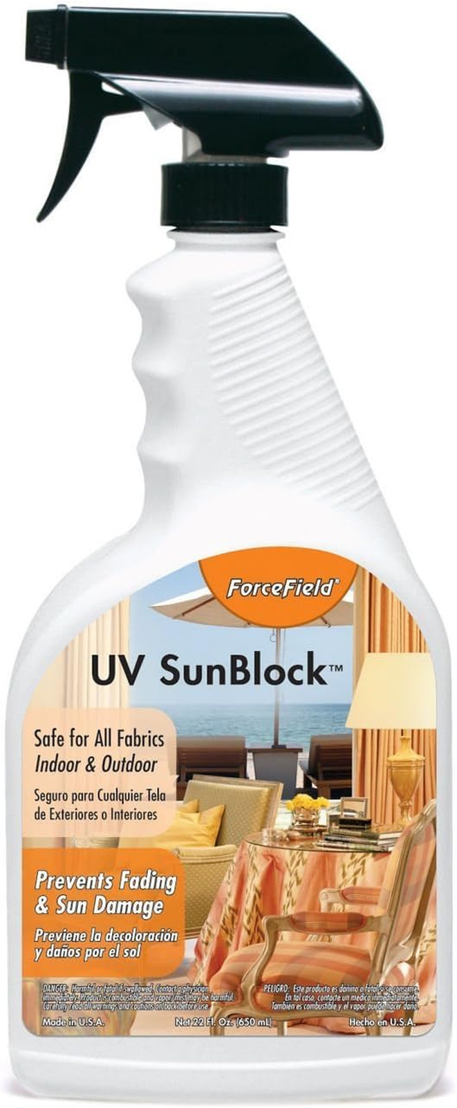 UV Sunblock Fabric Fade Protector Prevent UV Ray Damage 22 Oz