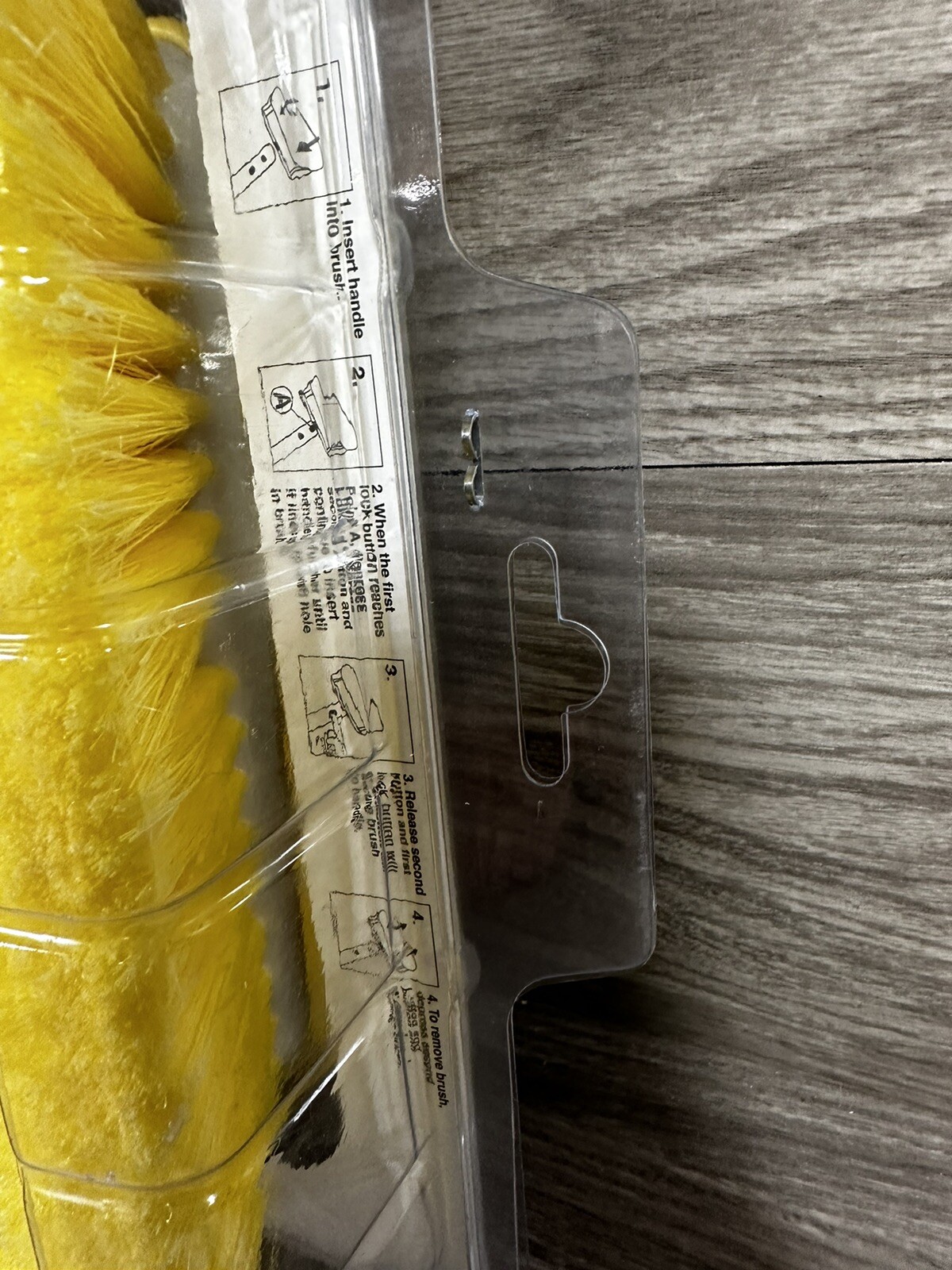 STAR BRITE DECK Brush ONLY Soft Deluxe Block Brush With Bumper Yellow 8”