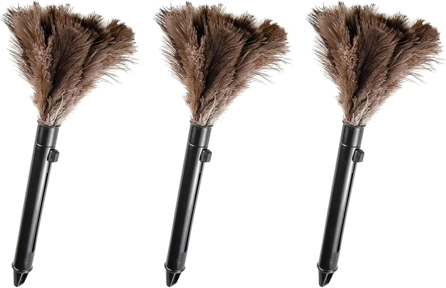 Extendable Cleaning Duster 94 Inch Long Telescoping Ostrich Feather Dusters W/