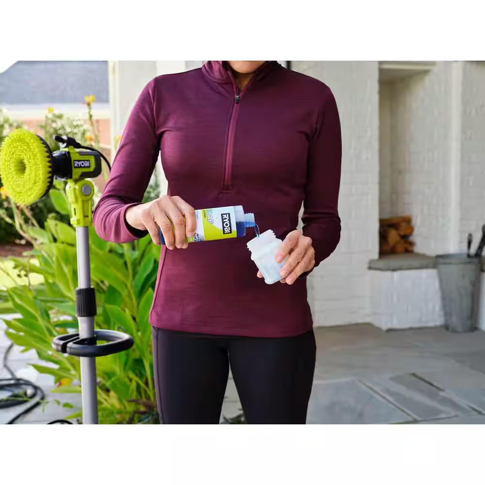 Scrubber 18V Cordless Soap Dispensing Effortless Cleaning Ryobi (Tool Only)