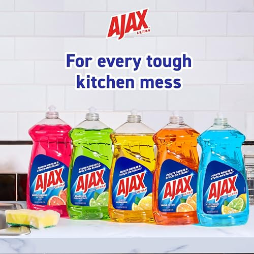 Ajax Ultra Dish Soap 52 Fl Oz Orange Scent Triple Action Grease Fighter