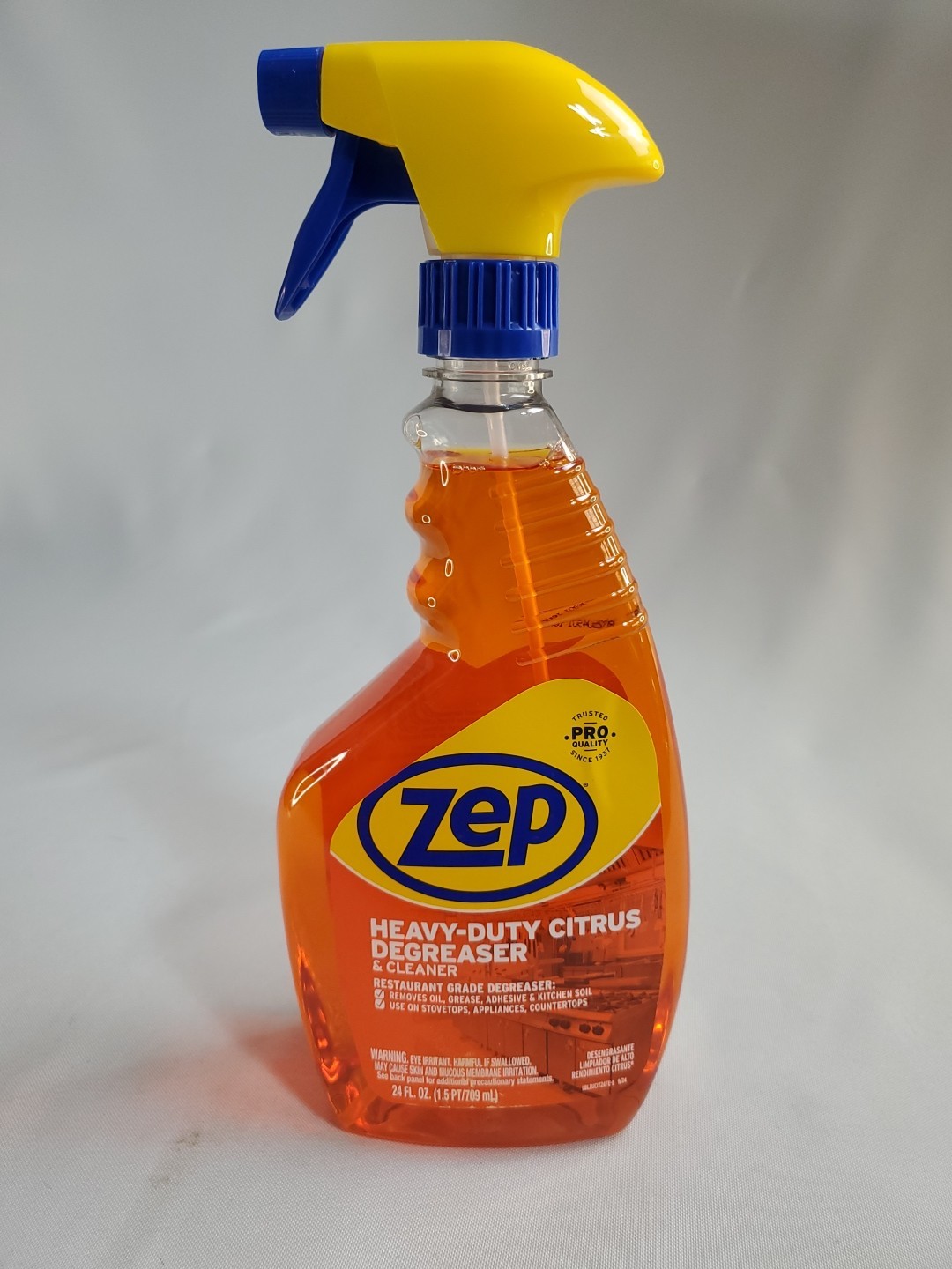 Zep HEAVY DUTY Restaurant Grade Quality CITRUS DEGREASER & CLEANER 24oz Spray