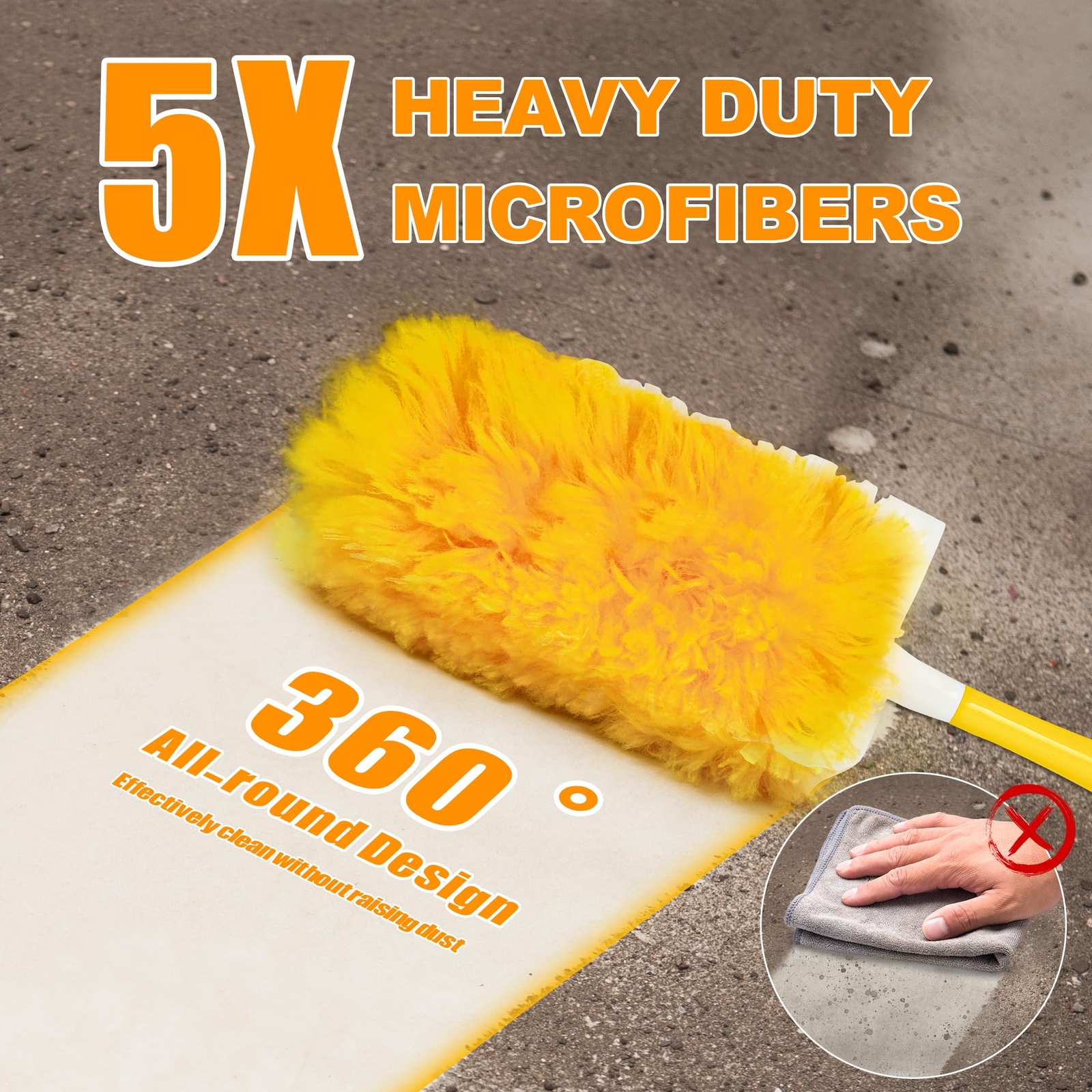 Duster Refills For Swiffer 20 Counts 360 Degree Heavy Duty Dusting Kit With 1 Ex