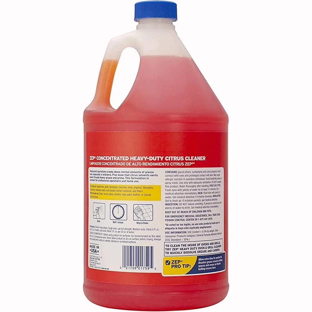 Zep Heavy-Duty Citrus Cleaner and Degreaser – ZUCIT128