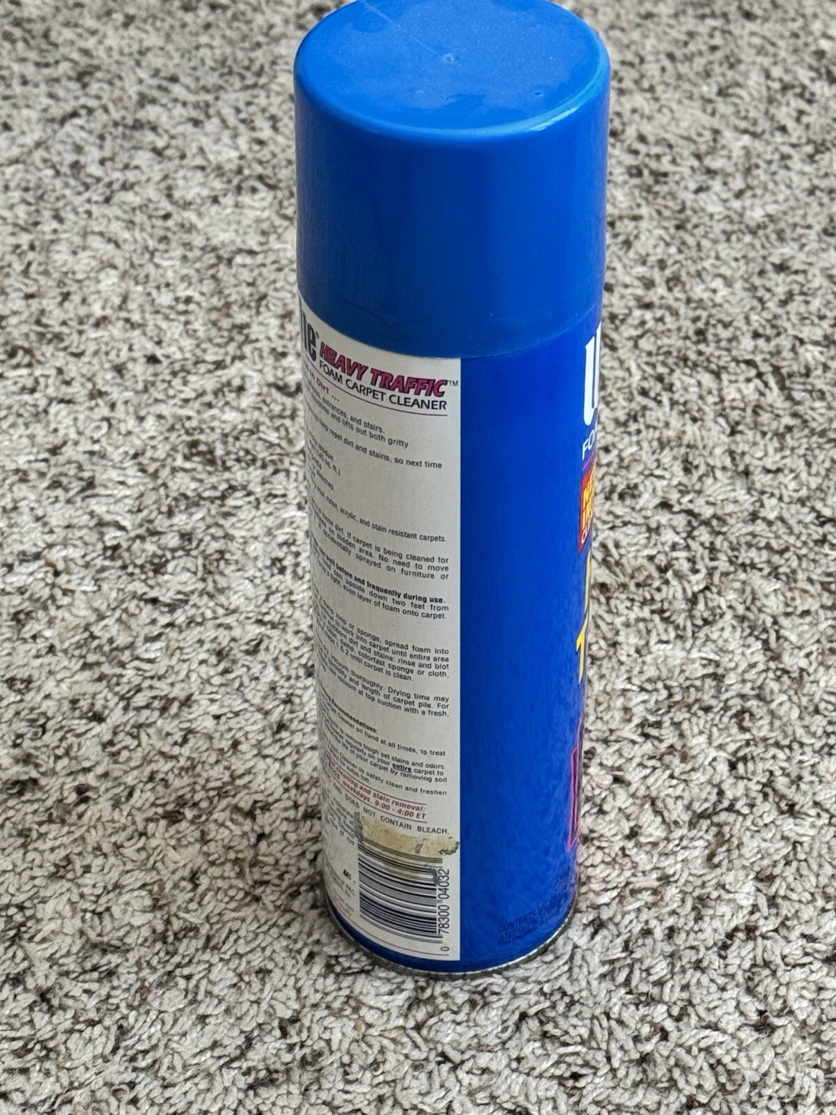 Woolite Foam Carpet Cleaner HEAVY TRAFFIC Deep Cleans Ground-in Dirt 22 oz 1995