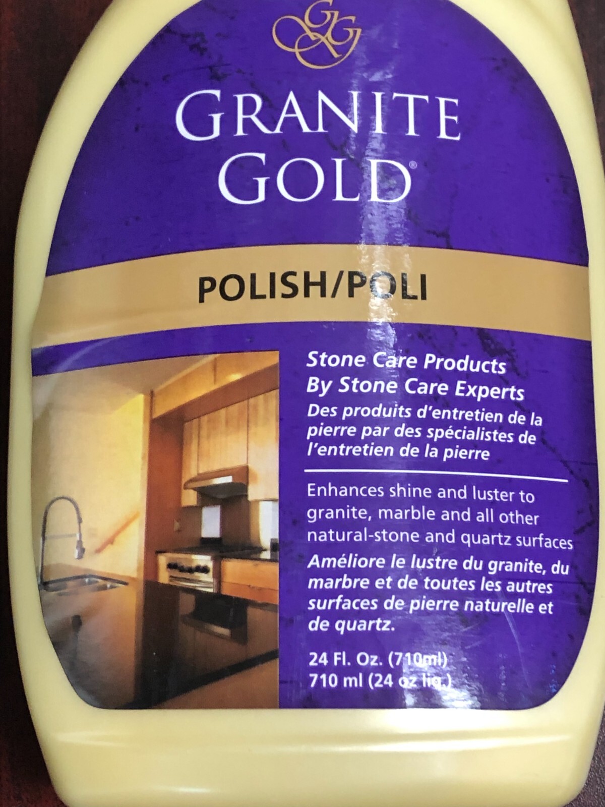 GRANITE GOLD One Easy Step Deep Clean POLISH Marble Travertine Quartz 24Oz Spray
