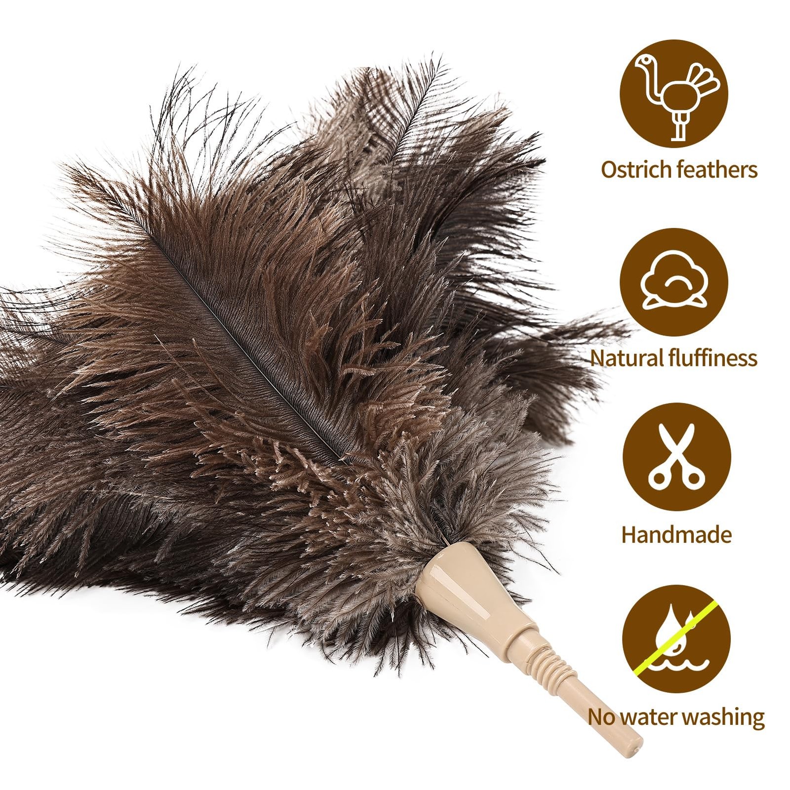 FeelfunFeather Extendable Cleaning Duster 94 Inch – Long Telescoping Ostrich …