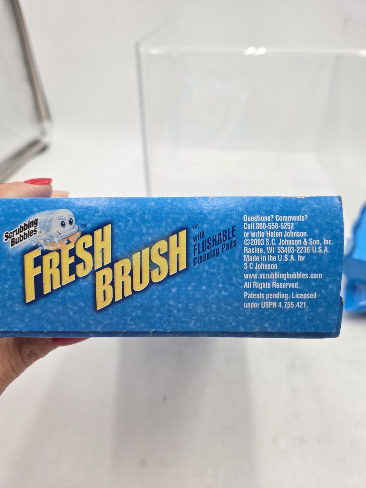 NOS Scrubbing Bubbles Fresh Brush Starter Kit Toilet Flushable Pads Refills