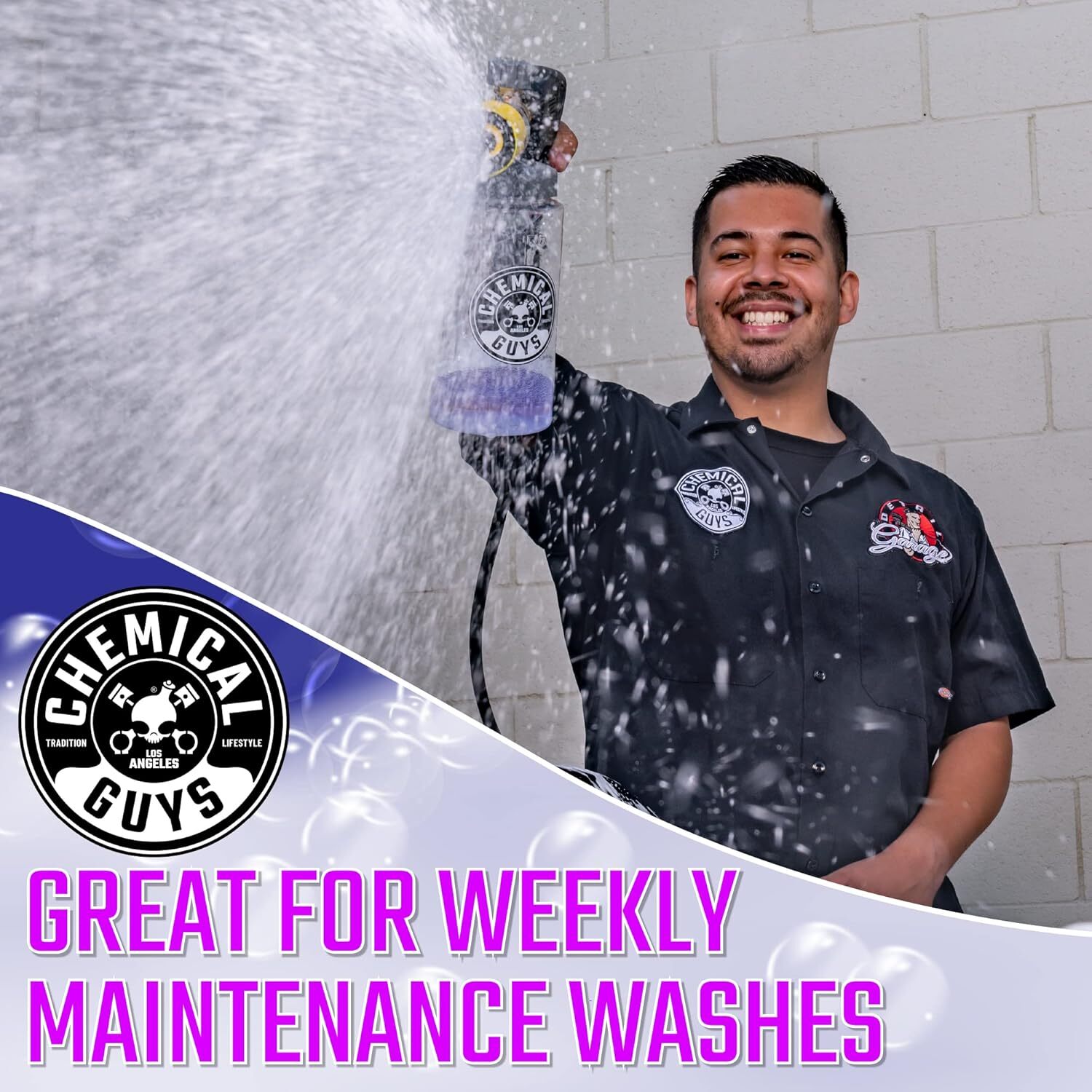 Chemical Guys Extreme Bodywash+Wax Foaming Car Wash Soap For Trucks,RVs,1 Gallon