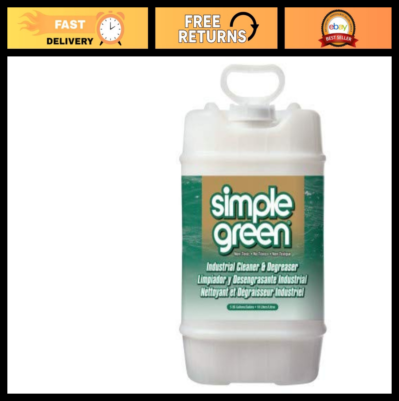 Multi-Surface Cleaner & Degreaser 5 Gallon – Heavy-Duty, Eco-Friendly Formula