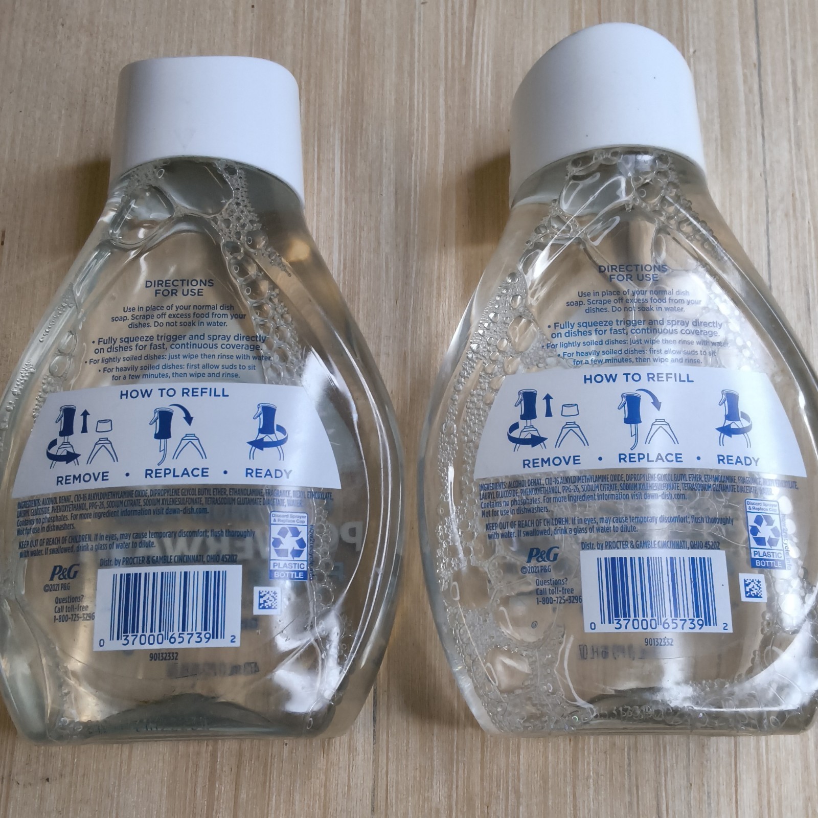 Dawn Platinum Plus Powerwash Free & Clear Dish Spray 2 Pack Light Pear Scent