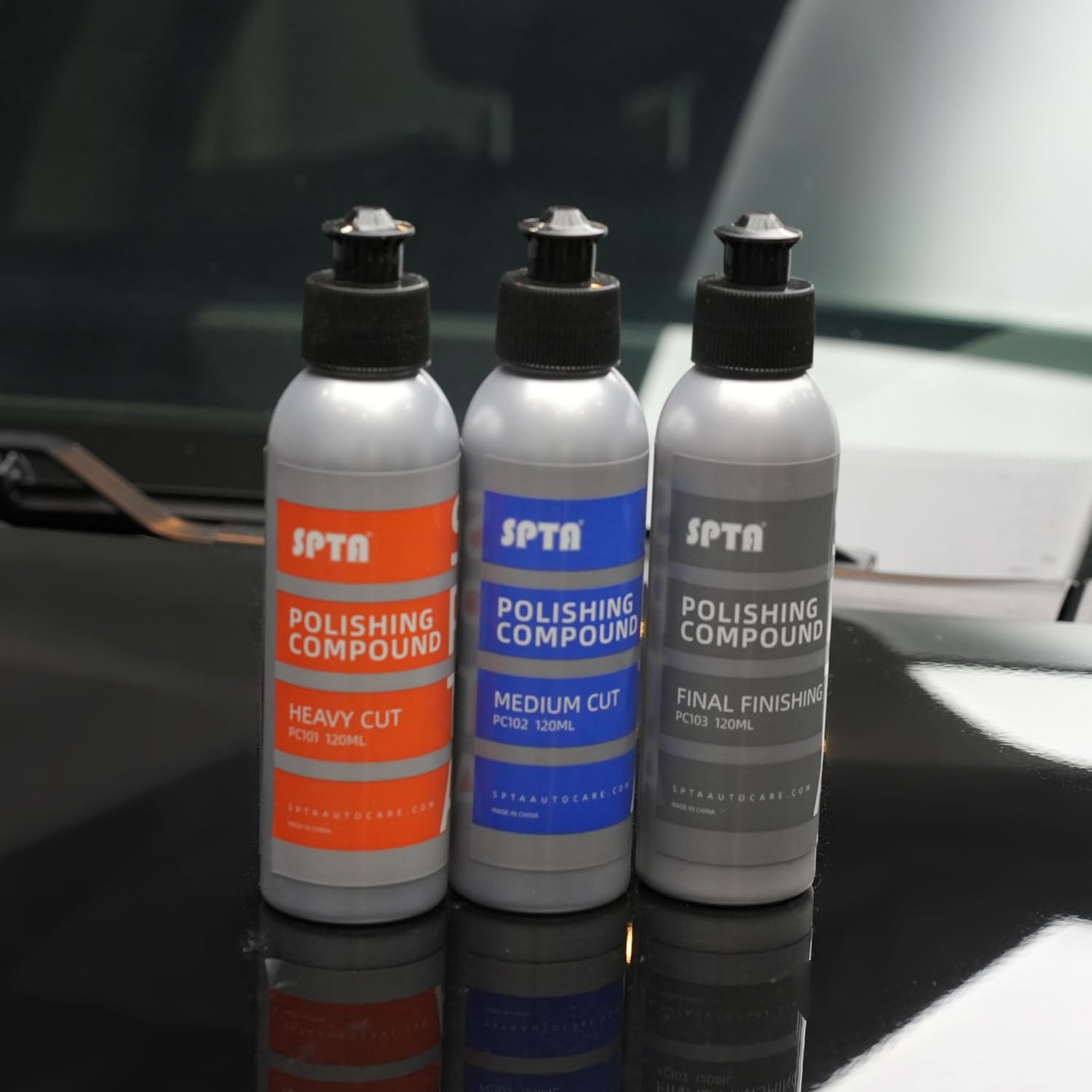 Mix Polishing Compound, SPTA 4.06oz (120ml) Polishing Compound Car Scratch & Swi