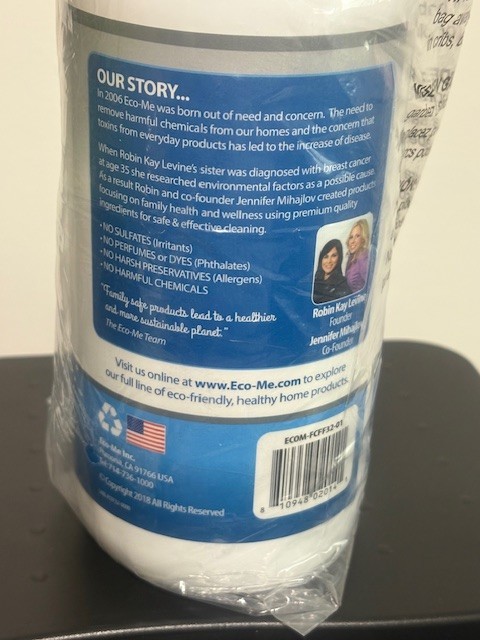 NEW Eco-Me Floor Cleaner Concentrated Fragrance-Free — 32 fl oz