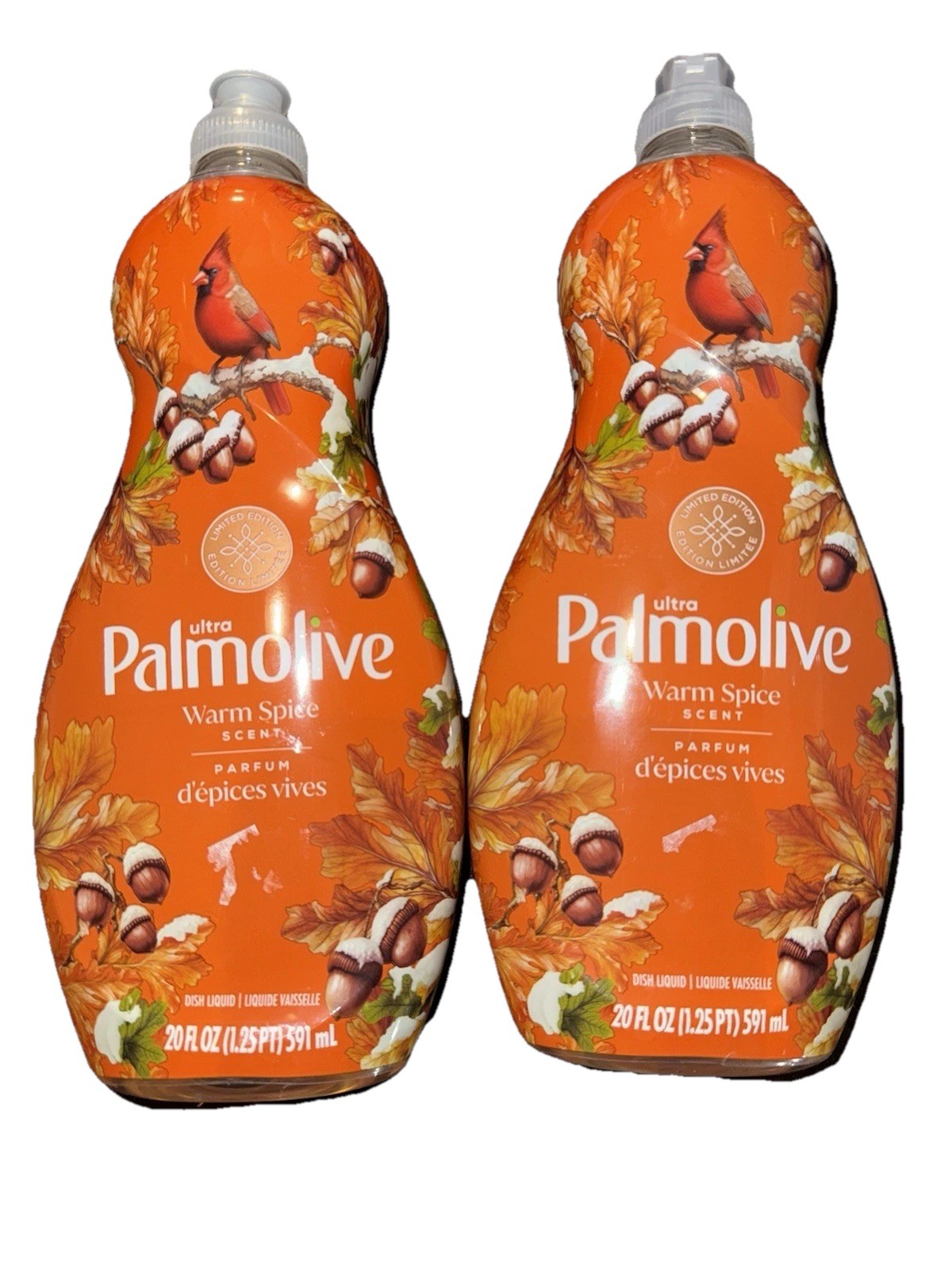 Palmolive Ultra Dish Soap Warm Spice Scent 20 fl oz Bottles (2- Pack) Limited Ed