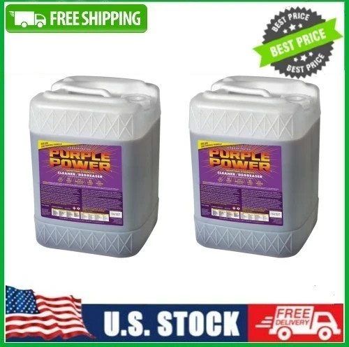2 PACK Purple Power Industrial strength Cleaner Degreaser, 5 Gallon