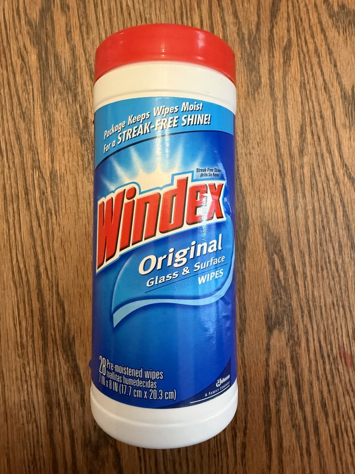 Windex Original Glass & Surface Wipes Container ~ Discontinued