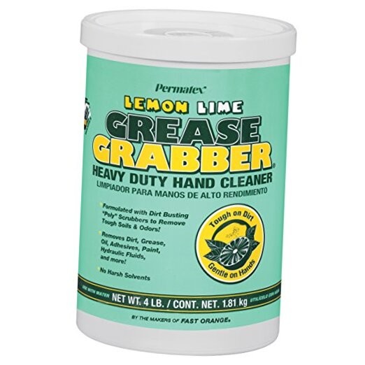 13106 Grease Grabber Heavy Duty Lemon Lime Hand Cleaner, 4 1 Count (Pack of 1)