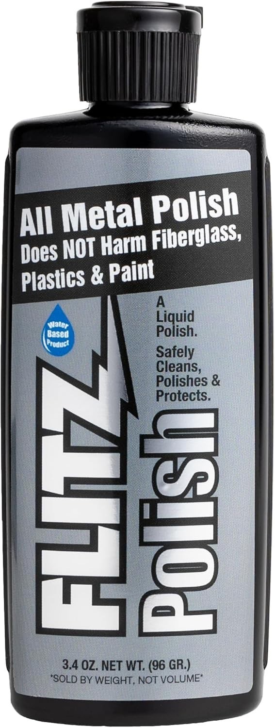 Multi-Purpose Metal Polish – 3.4oz Non-Abrasive Tarnish Remover for All Metals